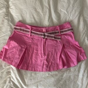 Y2k Pleated Mini Skirt